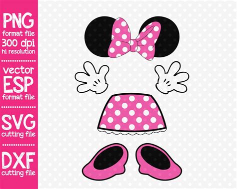 Minnie Mouse Shoes Printable